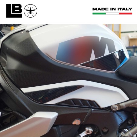Protections latérales de réservoir autocollants moto 3D compatibles avec BMW M 1000 R