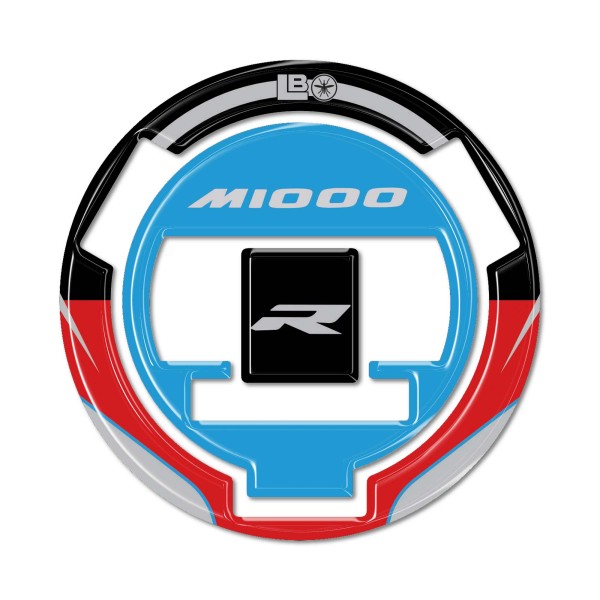 Adesivo resinato 3D Protezione Tappo Serbatoio moto compatibile con BMW M 1000 R