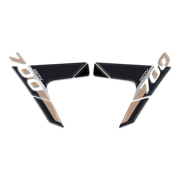 Adesivi 3D Protezioni Serbatoio moto compatibili con CfMoto 700MT Adventure 2025