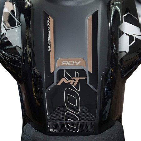 3D Sticker Motorcycle Tank Guard compatible with Cf Moto 700 MT Adventure 2025