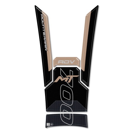 3D Aufkleber Motorradtankschutz kompatibel mit Cf Moto 700 MT Adventure 2025