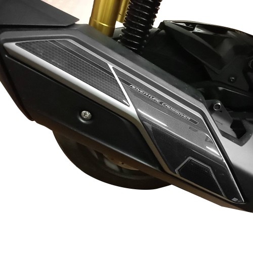                                             Protecteur de silencieux en résine adhésive compatible avec Honda ADV350 2025
                                          