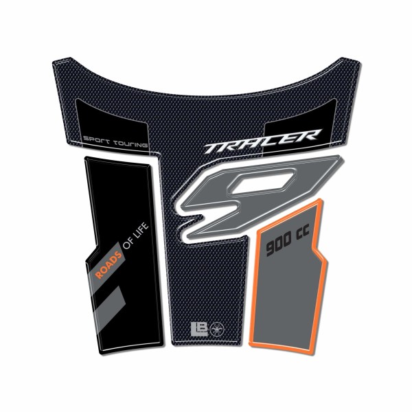 Adhesive 3D Tank Protector Motorcycle compatible with Yamaha Tracer 9 2025