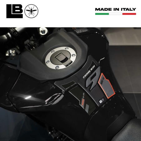 Protector de depósito 3D adhesivo para moto compatible con Yamaha Tracer 9 2025