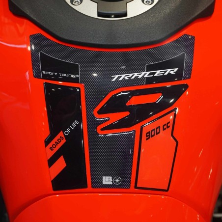 Selbstklebender 3D Tankschutz Motorrad kompatibel mit Yamaha Tracer 9 2025