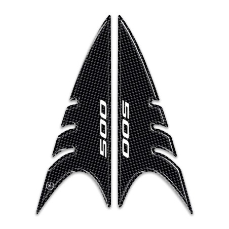 2 PALPEBRE TMAX ADESIVI 3D per frecce compatibili per SCOOTER YAMAHA T MAX 2008
