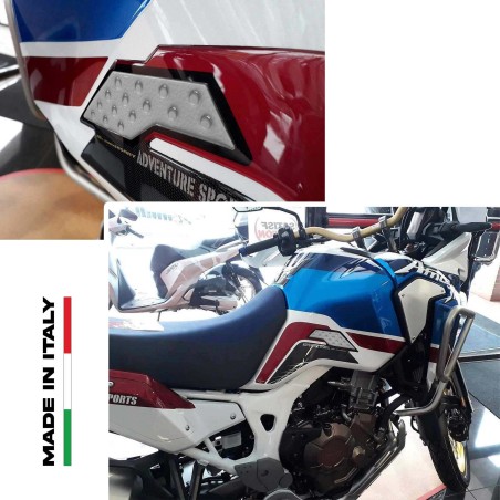 Adesivi Protezioni Laterali 3D compatibili con Honda Africa Twin Adventure 2018