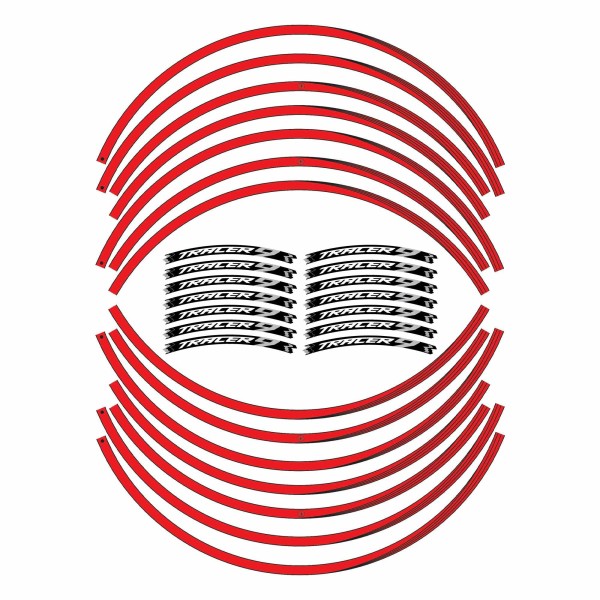 Bandes autocollantes pour jantes de moto compatibles avec Yamaha Tracer 9 et GT 2021 - 2024