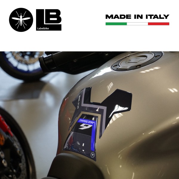 3D Tank Guard Sticker compatible with Yamaha Tracer 9 2021-2024