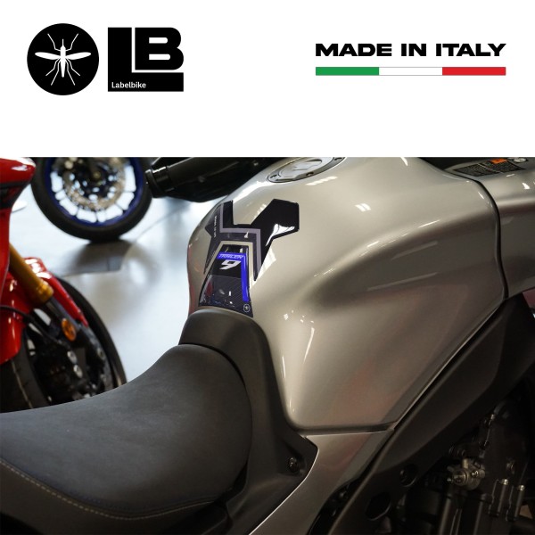 Adesivo 3D Protezione Paraserbatoio compatibile con Yamaha Tracer 9 2021-2024