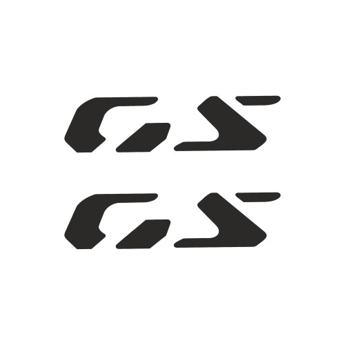                                             Paar vorlackierte GS-Schriftzug-Aufkleber passend für BMW R1300GS Adventure
                                          