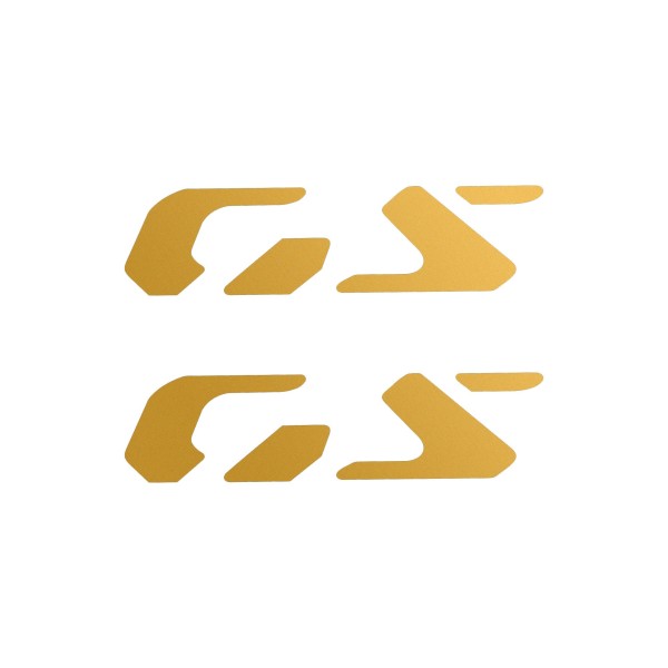 Pair of prepainted GS lettering stickers compatible with BMW R1300GS Adventure