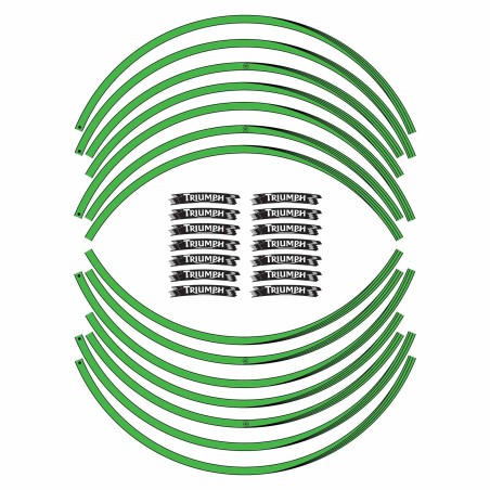 Compatible adhesive strips for Triumph motorbike rim stickers 17 tuning stickers