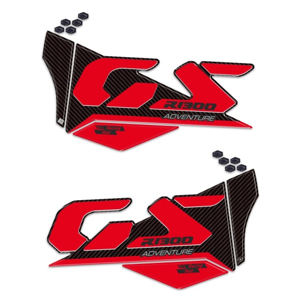 3D Gel Aufkleber 3D Motorrad Seitenprotektoren kompatibel mit BMW R1300 GS Adventure