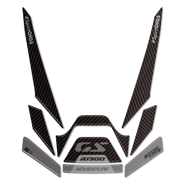 Motorrad Frontschutzbügel 3D Aufkleber kompatibel mit BMW R1300GS Adventure