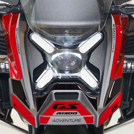 Motorrad Frontschutzbügel 3D Aufkleber kompatibel mit BMW R1300GS Adventure