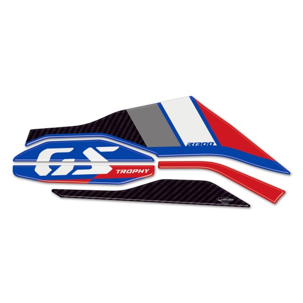 Adesivo 3D Protezione cardano piedi passeggero moto compatibile con BMW R1300GS