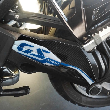 Pegatina 3D Protección pie cardan pasajero moto compatible con BMW R1300GS