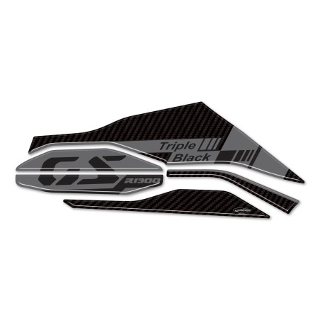 Autocollant 3D Protection pied passager moto compatible avec BMW R1300GS