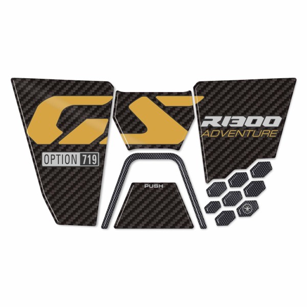 Adesivo 3D Sportellino Serbatoio moto compatibile con BMW R1300GS Adventure