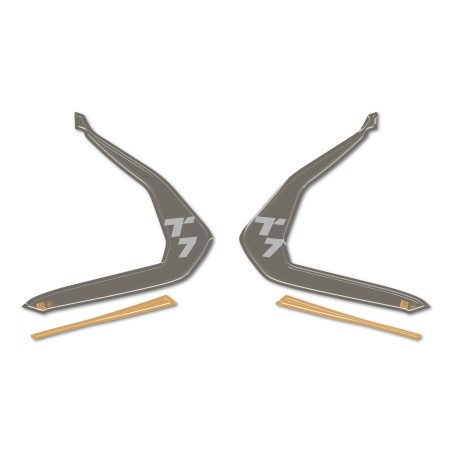 3D Gel Pegatinas 3D Guardamanos Motocicleta compatible con Yamaha Tenere 700 2025