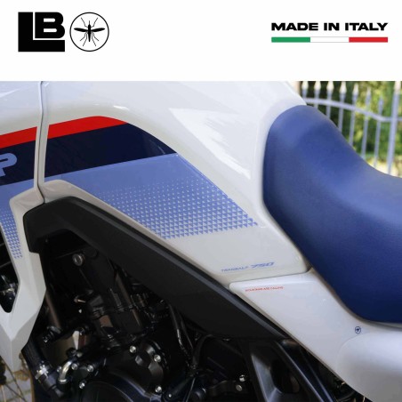 Adesivi protezioni laterali serbatoio moto compatibili con Honda Transalp 2023