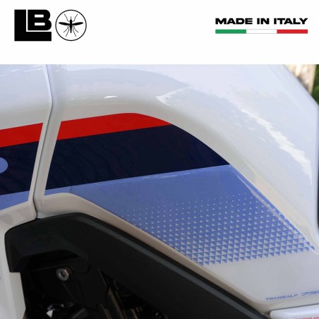 Adhesivos protectores laterales de depósito de moto compatibles con Honda Transalp 2023