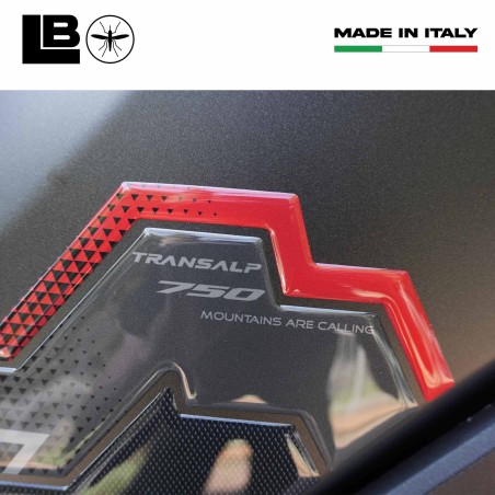 Motorbike side tank protector stickers compatible with Honda Transalp 2023