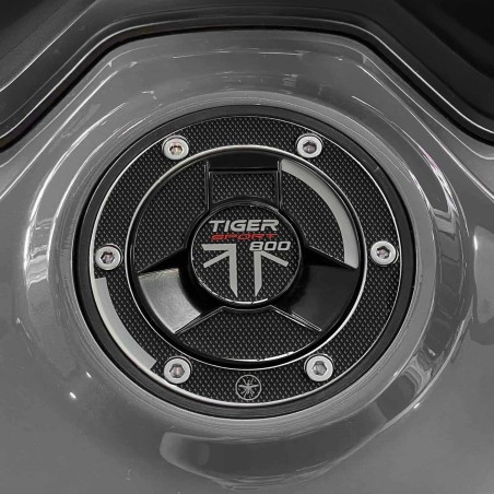 Sticker 3D Protection de bouchon de réservoir compatible Triumph Tiger 800 Sport 2025
