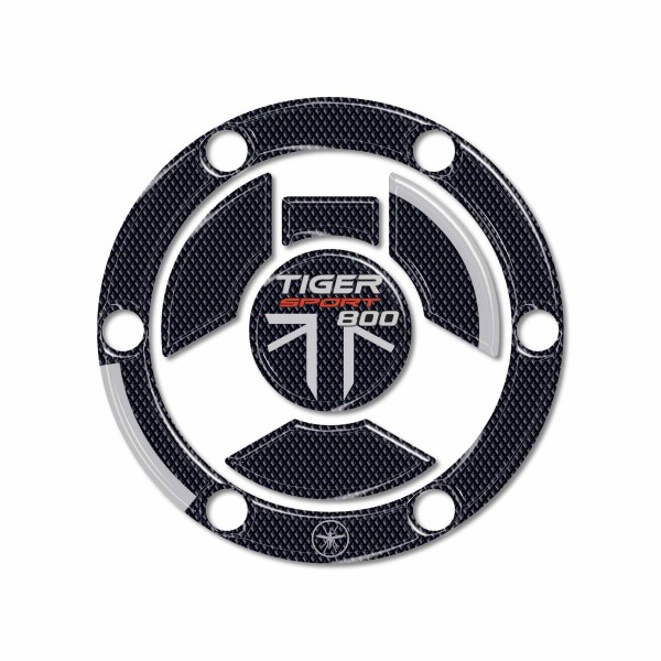 Adesivo 3D Protezione tappo serbatoio compatibile Triumph Tiger 800 Sport 2025
