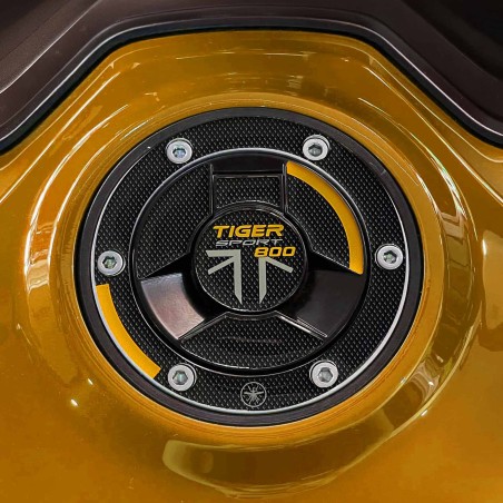 Sticker 3D Protection de bouchon de réservoir compatible Triumph Tiger 800 Sport 2025