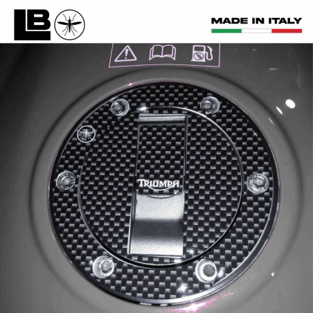 Scratch Protection Triumph Tank Cap 3D Resin Carbon Fibre Stickers for Motorcycles