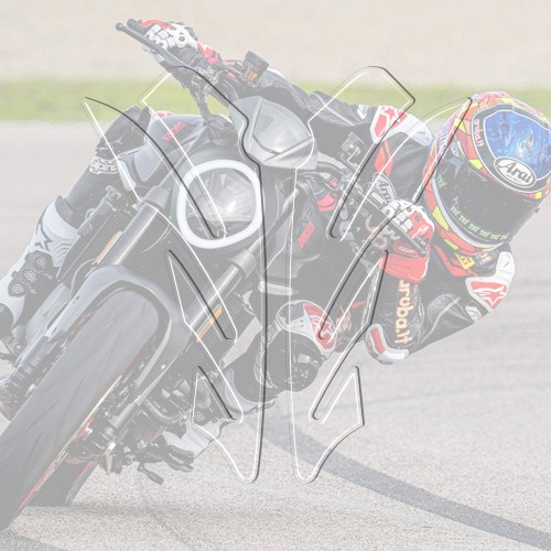                             2 autocollants 3D exclusifs Protecteur latéral de réservoir transparent pour motos
                          