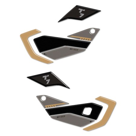 Pegatinas 3D Protectores laterales de depósito compatibles con Yamaha Tenere 700 2025