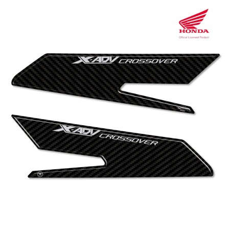 2 3D Aufkleber Fußrastenschützer Kompatibel mit Honda X-Adv ab 2017