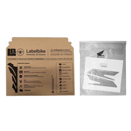 2 Adesivi 3D Protezioni Pedana Poggiapiedi Compatibili con Honda X-Adv dal 2017