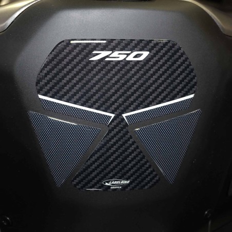 3D-Gel-Aufkleber zum Schutz des Trittbretts im Bereich der Zündung, Honda Forza 750 kompatibel