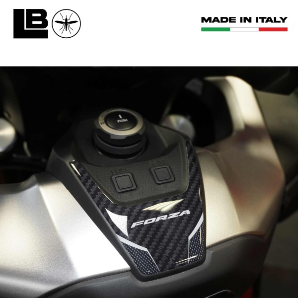 3D gel sticker to protect the footboard in the ignition area, Honda Forza 750 compatible