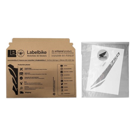 Autocollant 3D de protection du silencieux NC750 2016-2024 compatible avec Honda NC 750X