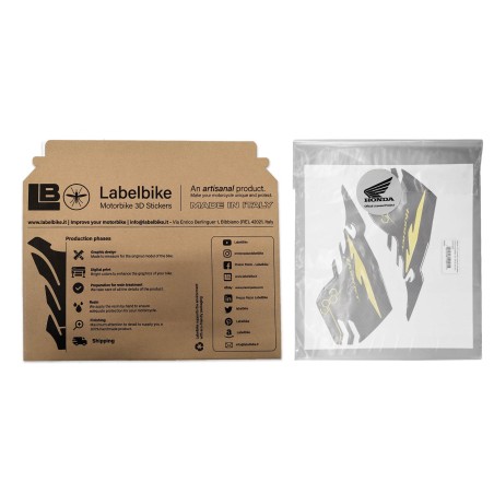 Stickers 3D Protections latérales de réservoir moto compatibles avec Honda Hornet 2023-2024