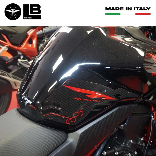 Stickers 3D Motorcycle side tank protectors compatible with Honda Hornet 2023-2024