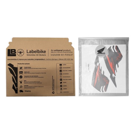 Stickers 3D Motorcycle side tank protectors compatible with Honda Hornet 2023-2024