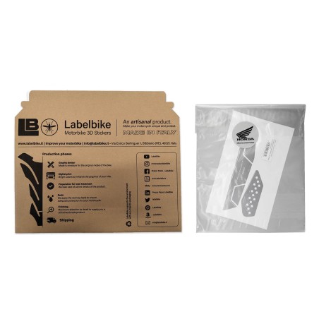 Pegatina 3D Resina Protección Silenciador moto compatible con Honda Hornet 2023-2024