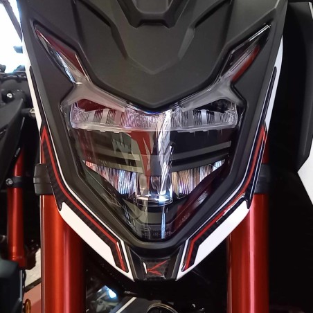 Adhesivo 3D de protección frontal de moto compatible con Honda Hornet 2023-2024