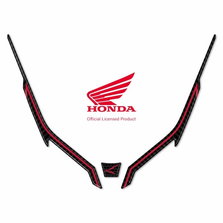 Autocollant de protection faciale 3D pour moto compatible avec Honda Hornet 2023-2024