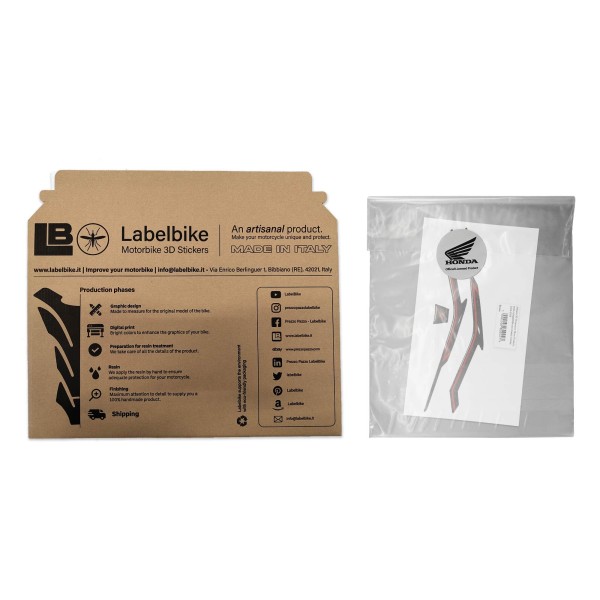 Adhesivo 3D de protección frontal de moto compatible con Honda Hornet 2023-2024