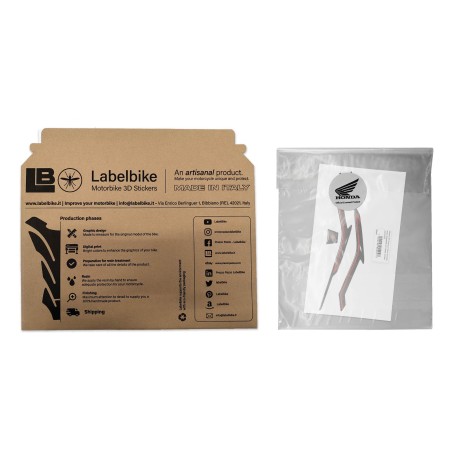 Adesivo 3D Protezione Muso Frontale moto compatibile con Honda Hornet 2023-2024