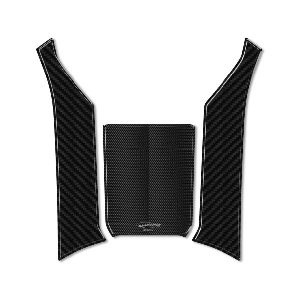 Autocollant de protection de repose-pieds 3D en gel de résine compatible avec le scooter Honda Forza 750