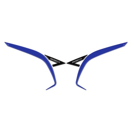 Resin 3D scooter tail corner protector stickers compatible with Yamaha Tmax 2022-2025