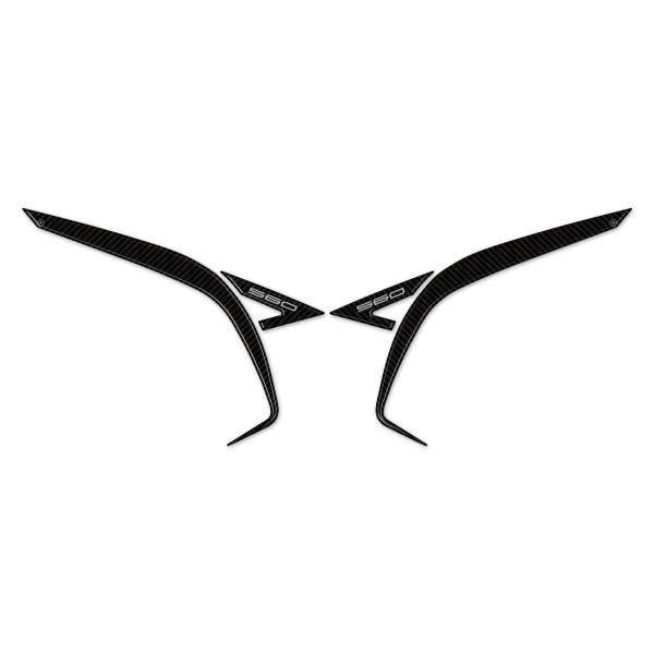 Autocollants 3D en résine pour la protection de la queue de scooter compatible avec Yamaha Tmax 2022-2025